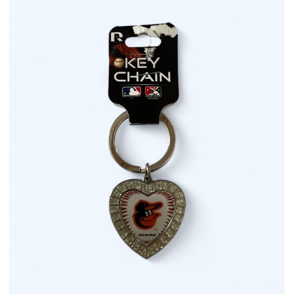 Baltimore Orioles Diamond‎ Heart Keychain Package Damage
